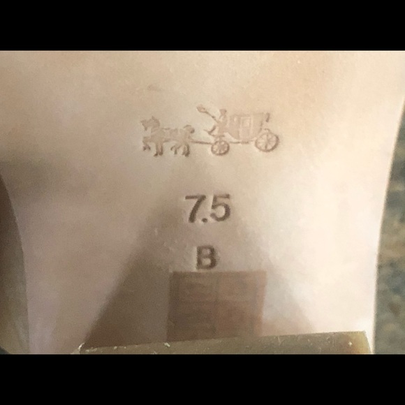 Coach open toed heels - Picture 4 of 4